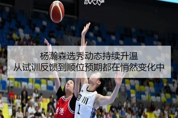 杨瀚森选秀动态持续升温 从试训反馈到顺位预期都在悄然变化中